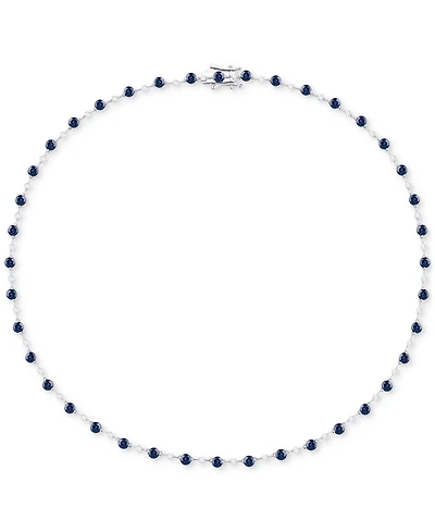 Emerald (5-3/8 ct. t.w.) & Diamond (1-1/6 ct. t.w.) All Around 17" Collar Necklace in 14k Gold (Also in Ruby & Sapphire)