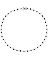 Emerald (5-3/8 ct. t.w.) & Diamond (1-1/6 ct. t.w.) All Around 17" Collar Necklace in 14k Gold (Also in Ruby & Sapphire)