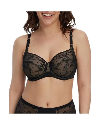 Skarlett Blue Women's Lacy Full Coverage Underwire Bra