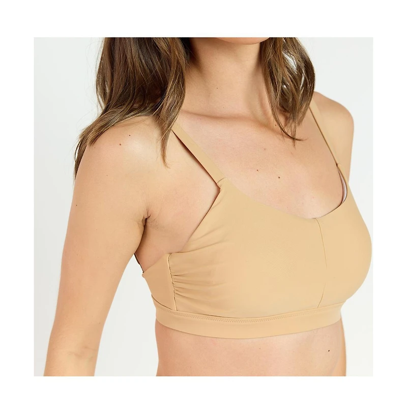 Calypsa Women's Adjustable Strap Clasp Swim Bra