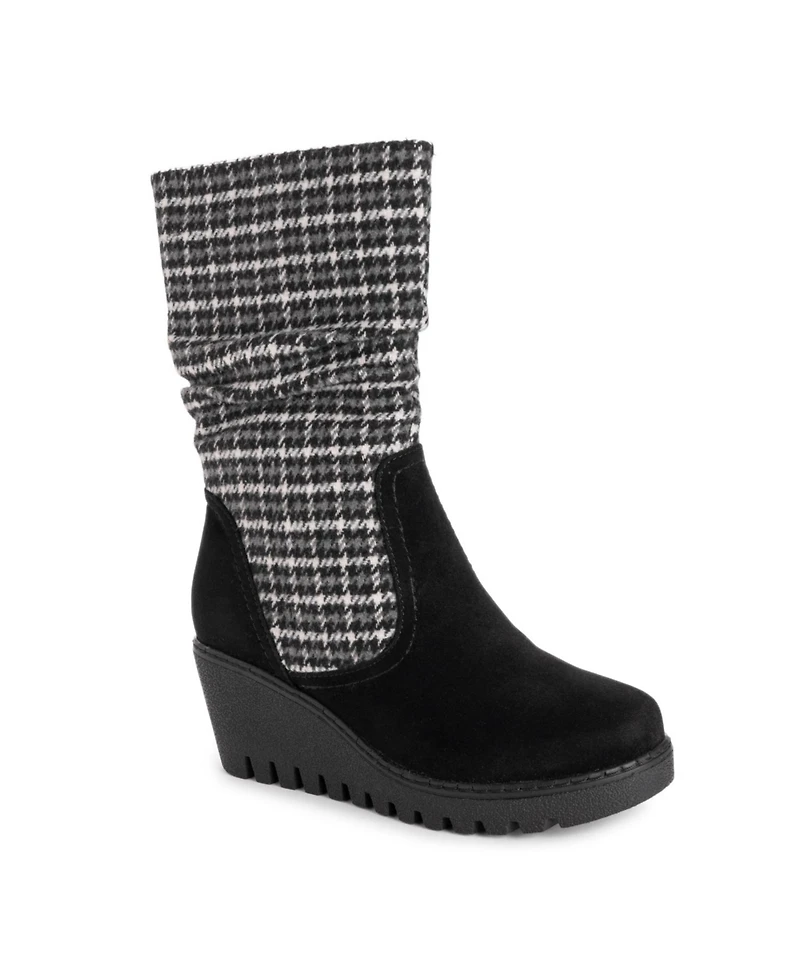 Muk Luks Women's Vermont Stowe Wedge Boots