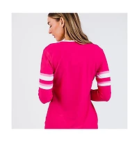 Calypsa Women's Striped Color Block Rash Guard