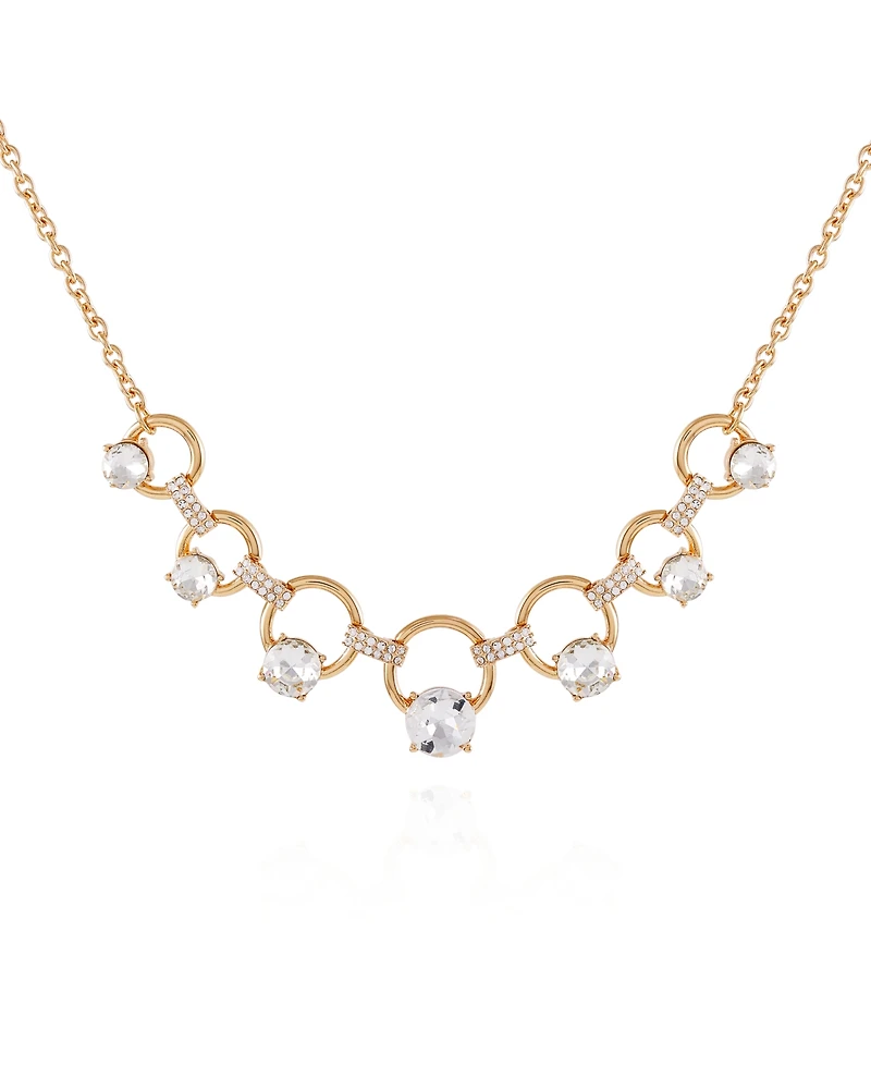T Tahari Gold-Tone Pendant Statement Necklace