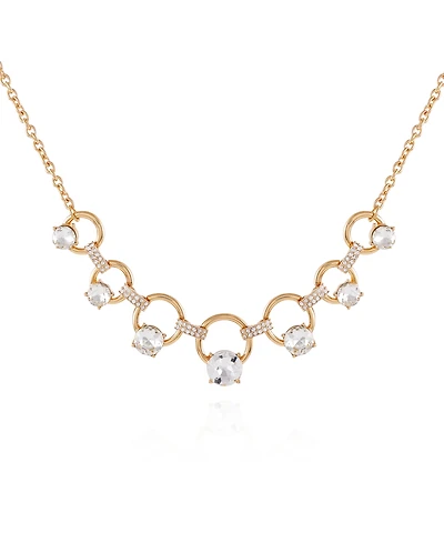 T Tahari Gold-Tone Pendant Statement Necklace