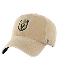 Men's '47 Brand Khaki Vegas Golden Knights Earldor Clean Up Adjustable Hat