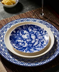 Caskata Peony Canape Plate, Set of 4