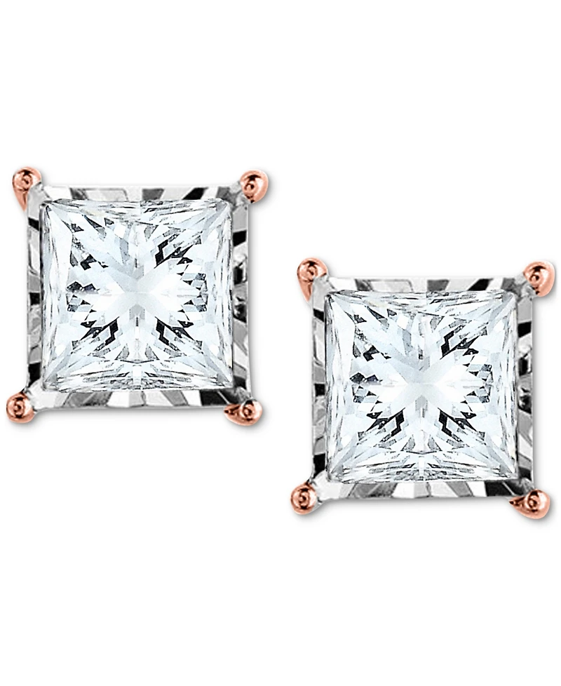 Trumiracle Diamond Stud Earrings (1/2 ct. t.w.) 14k White, Yellow or Rose Gold