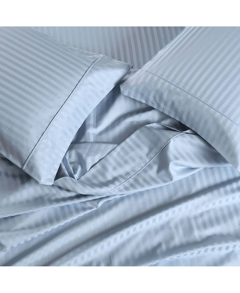 Low Profile (7-10 inches) 608 Damask Stripe Sheet Set Usa