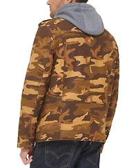 Levi's Men's Sherpa Lined Two Pocket Hooded Trucker Jacket