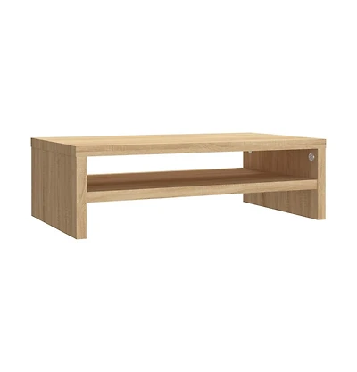 Monitor Stand Sonoma Oak 16.5"x9.4"x5.1" Engineered Wood