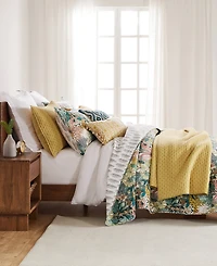 Levtex Cross Stitch Stitching 3-Pc. Quilt Set, Full/Queen