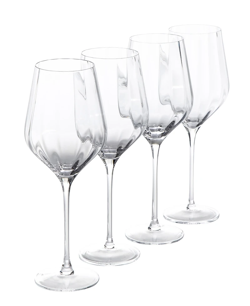 Sur La Table Cambron Optic Red Wine Glasses, Set of 4