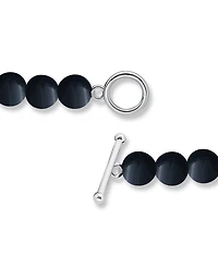 Macy's Silver Plated Multi Genuine Stone Stretch Bracelet