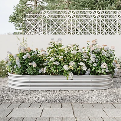 Streamdale Large Metal Oval Raised Garden Bed