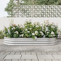 Streamdale Large Metal Oval Raised Garden Bed
