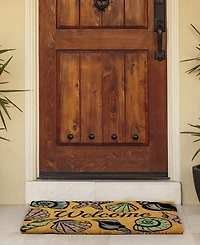 Storm Stopper Seashell All Weather Natural Coir 18" x 28" Doormat