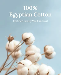 Certified Luxury 100% Egyptian Cotton Sheets, California King Sheet Set, 4 Piece Deep Pocket Bed Sheets Sateen Cooling for Hot Sleepers by