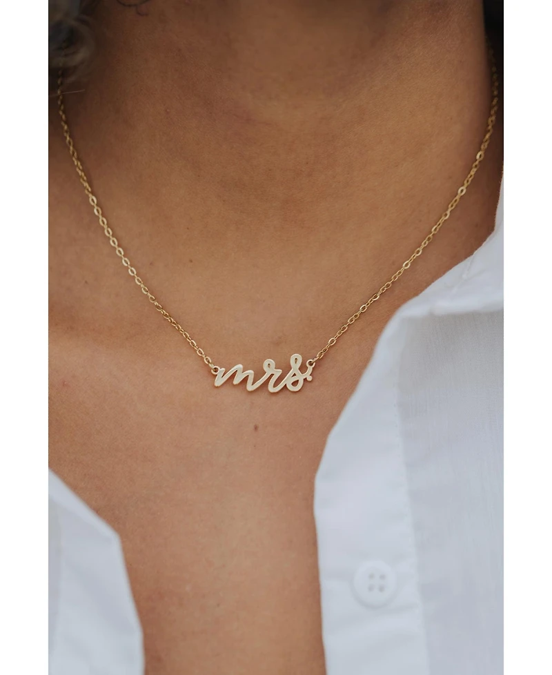 316L Queen Energy "Mrs" Necklace