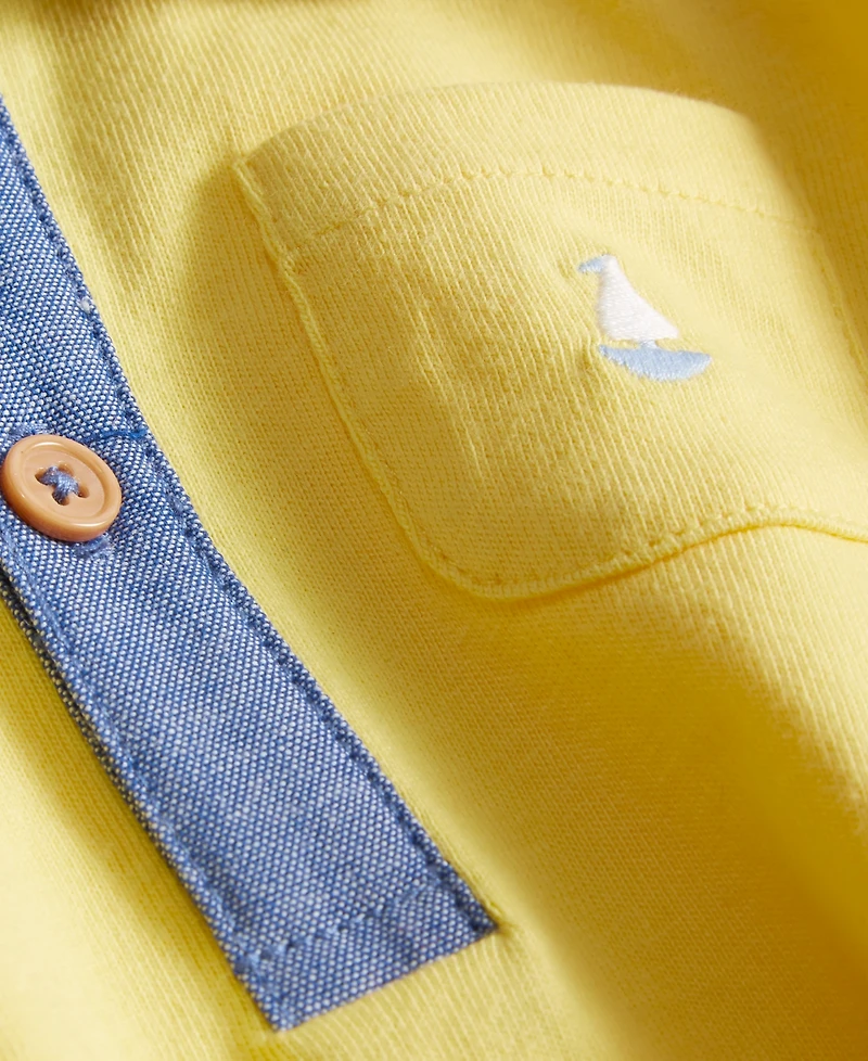 Baby Boys Embroidered Boat Sunsuit, Exclusively at Macy's