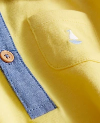 Baby Boys Embroidered Boat Sunsuit, Exclusively at Macy's
