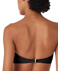 Kate Spade Women's Rosette-Detail Convertible Bandeau Bikini Top