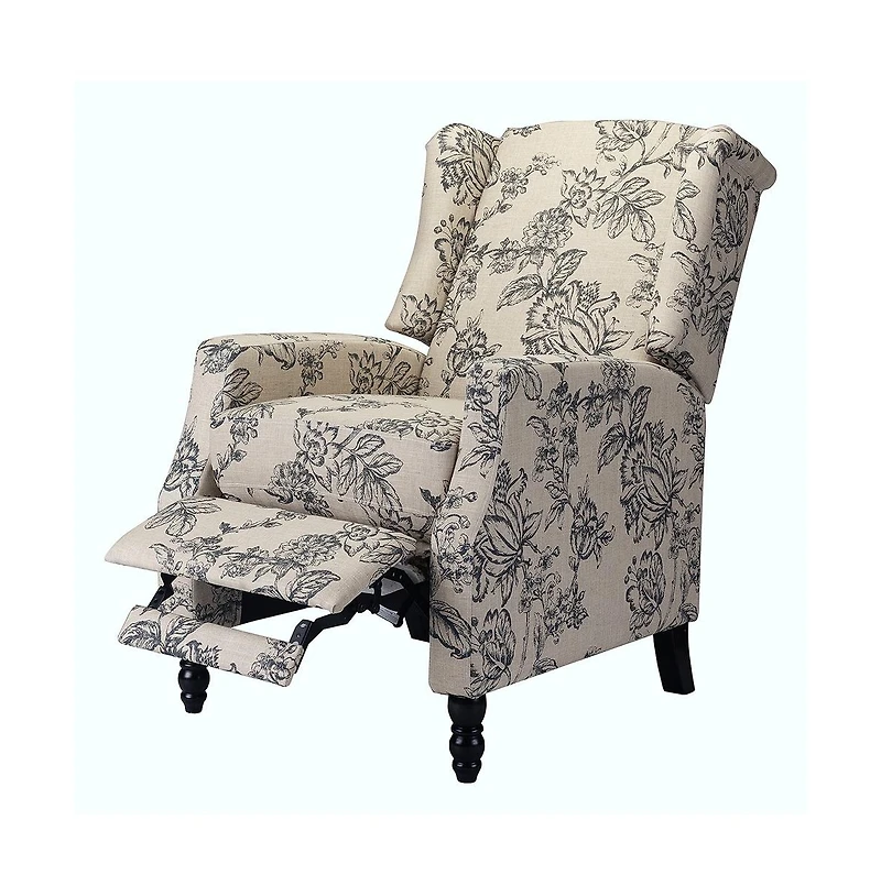 Franco Genuine Leather Manual Recliner