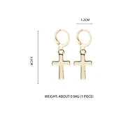 Cross Dangle Earrings