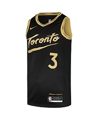 Men's Nike Og Anunoby Black Toronto Raptors Swingman Player Jersey - City Edition