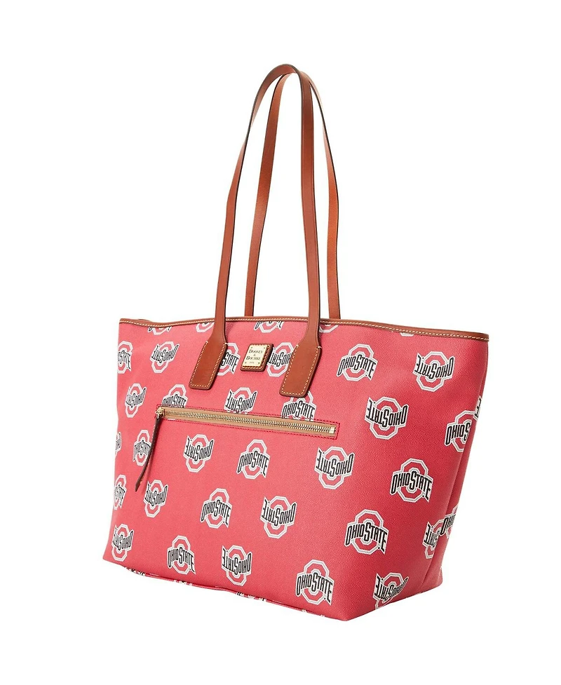 Women's Dooney & Bourke Ohio State Buckeyes Sporty Monogram Large Zip Tote Bag