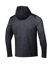Men's Under Armour Black Maryland Terrapins Survivor Fleece Hoodie Quarter-Zip Jacket
