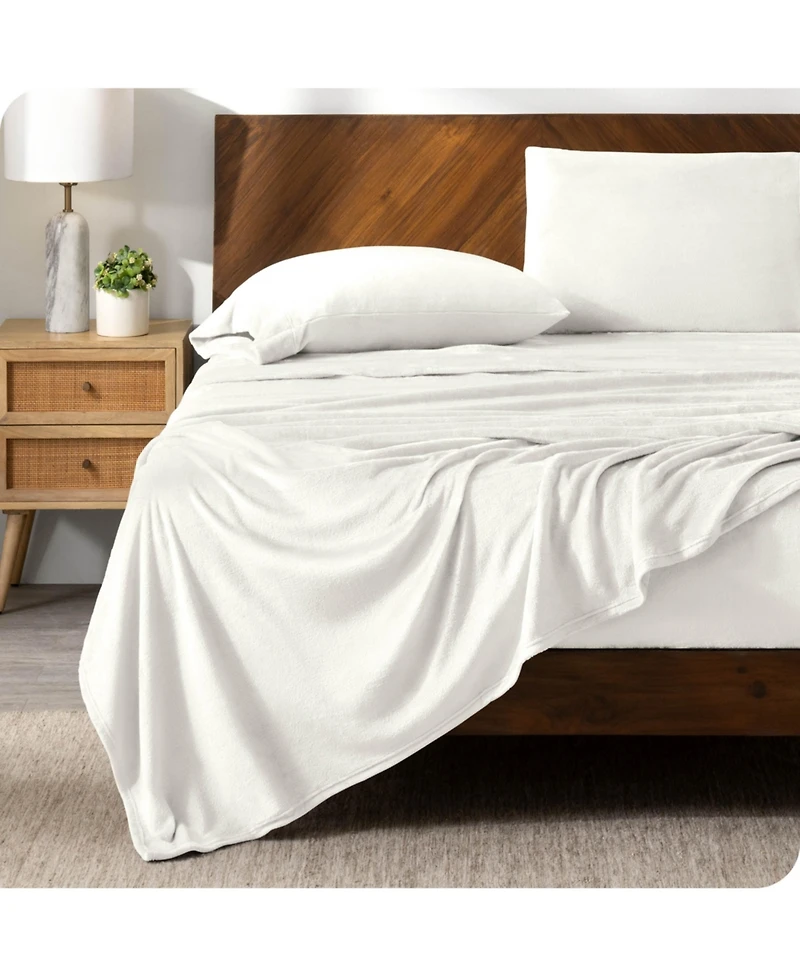 Bare Home Micro plush Fleece King Sheet Set