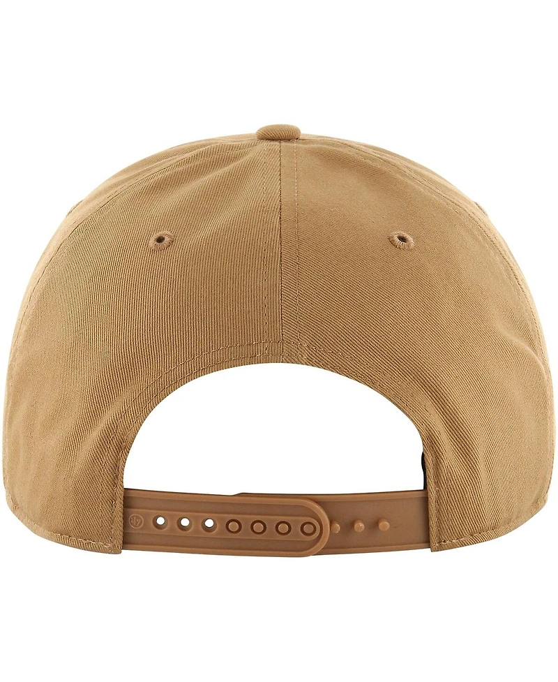 Men's '47 Brand Tan Philadelphia 76ers Barnes Hitch Adjustable Hat