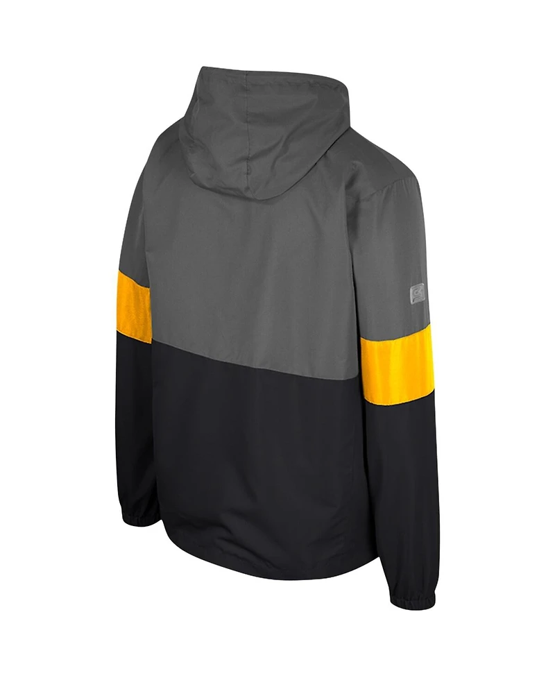 Men's Colosseum Charcoal Iowa Hawkeyes Miles Full-Zip Jacket