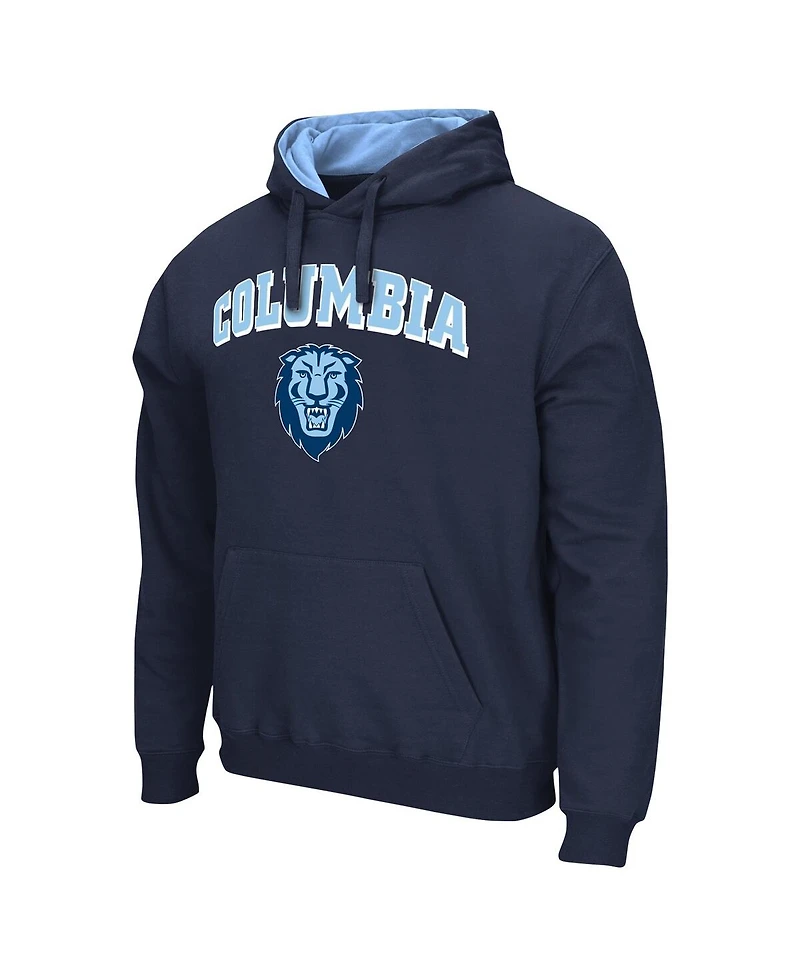 Men's Colosseum Columbia University Arch and Logo Pullover Hoodie