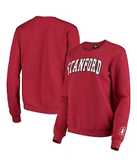 Women's Colosseum Cardinal Stanford Campanile Pullover Sweatshirt