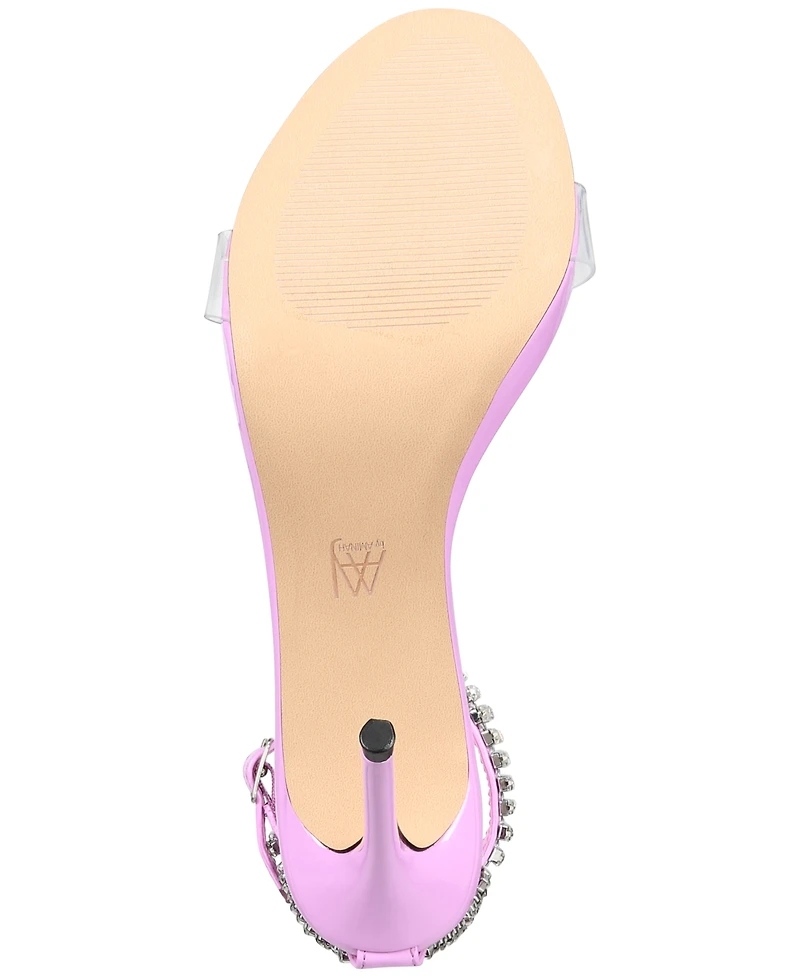 Aaj by Aminah Women's Anastasia Embellished Open Toe Sandals