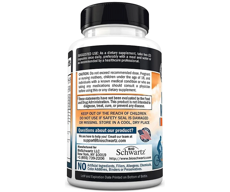 Men's 50+ Multivitamin Capsules, Bioschwartz, 60ct