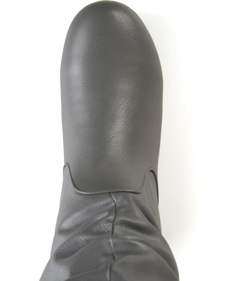 Journee Collection Women's Jayne Round Toe Riding Boots