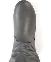 Journee Collection Women's Jayne Round Toe Riding Boots