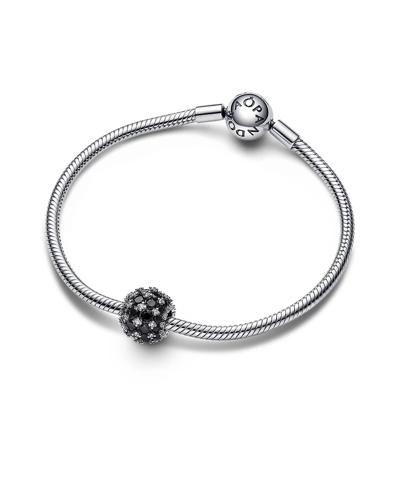 Pandora Sterling Silver with Crystal Charm