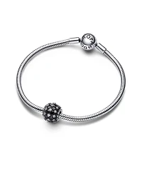Pandora Sterling Silver with Crystal Charm