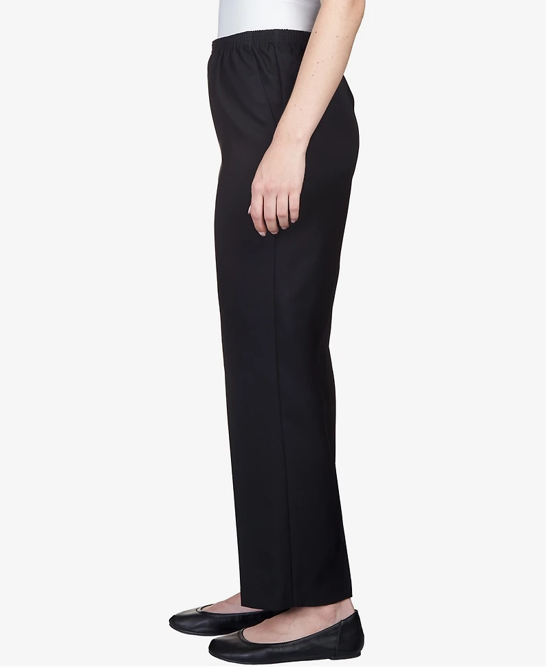 Alfred Dunner Classics Pull-On Straight-Leg Pants