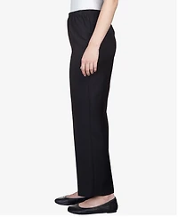 Alfred Dunner Classics Pull-On Straight-Leg Pants