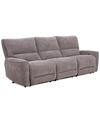 Closeout! Deklyn 106" 3-Pc. Zero Gravity Fabric Sofa with 2 Power Recliners, Created for Macy's