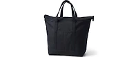 Lands' End Extra Large Solid Color 5 Pocket Zip Top Canvas Tote Bag