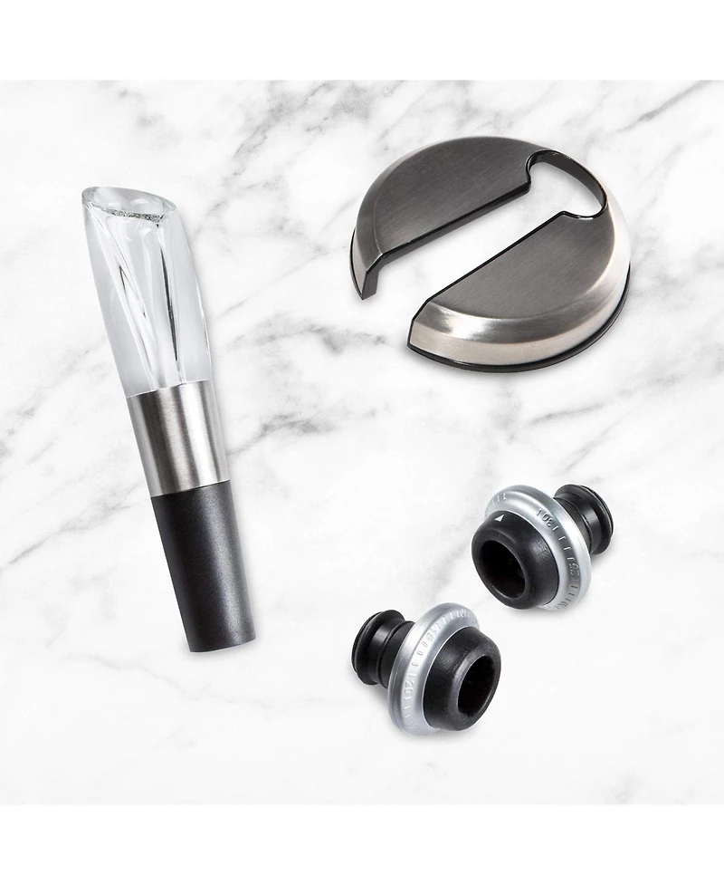 Ivation 7 Piece Wine Set, Electric Wine Opener, Wine Preserver & More!
