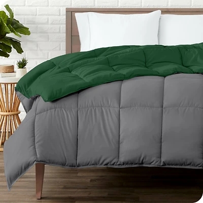 Bare Home Reversible Down Alternative Comforter Queen 