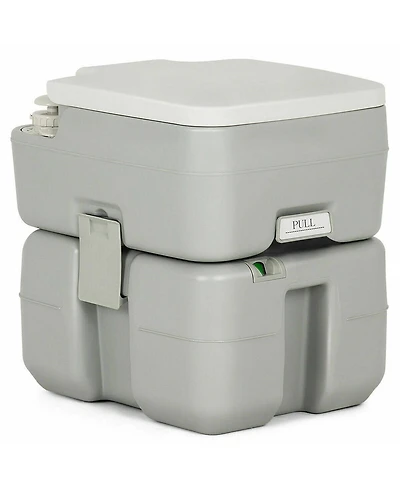 5.3 Gallon Portable Waste Tank with Built-In Rotating Spout