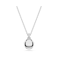 Swarovski White, Rhodium Plated or Gold-Tone or Rose-Gold Tone Meteora Pendant Necklace