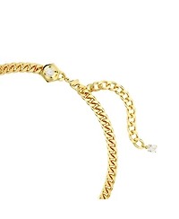 Swarovski Round Cut, White, Gold-Tone or Ruthenium Plated Numina Necklace